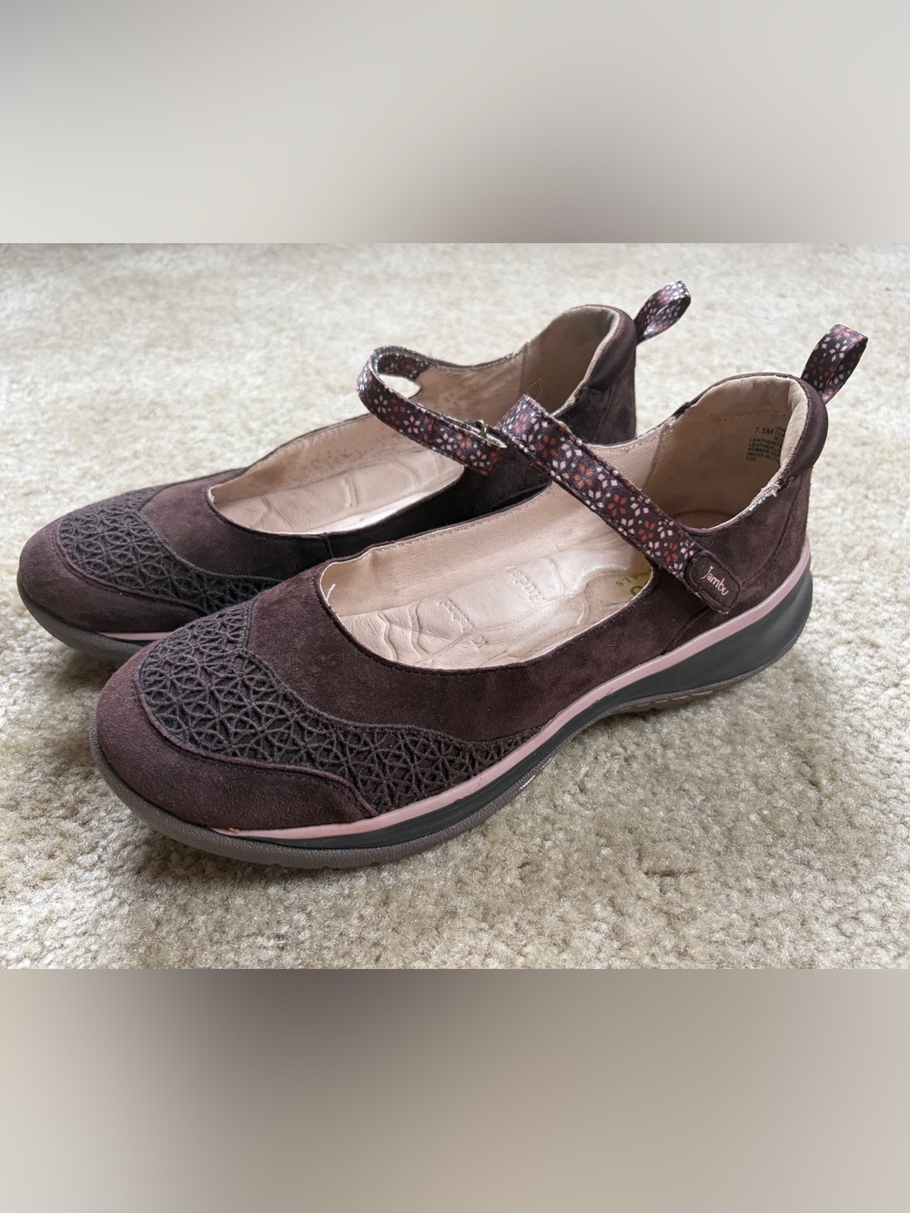 Jambu Cornflower Casual Mary Jane Brown